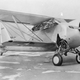 The XF13C-2 in its biplane configuration. The lower wings attached to the fuselage at the same points as the monoplane’s wing braces. The landing was retracted by hand. (San Diego Air and Space Museum)